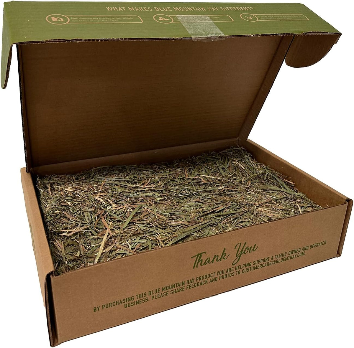 Blue Mountain Hay | Fresh Timothy Hay (10 Pounds) | Great for All Ages | High-Altitude Hay Pet Food