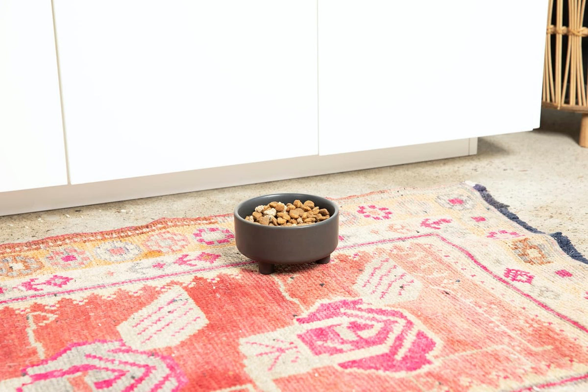 Waggo Uplift Ceramic Dog Bowl for Small Medium and Large Breeds - Heavyweight and Durable Pet Food