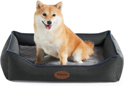 Orthopedic Dog Beds for Medium Dogs, Durable Egg Crate Foam Sofa Dog Bed wit Washable Removable