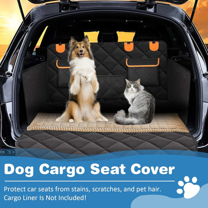 VClife Dog Bed Mat for Car, Anti Slip Pet Bed Travel Pad Comfortable Furry Dog Car Seat Cover for
