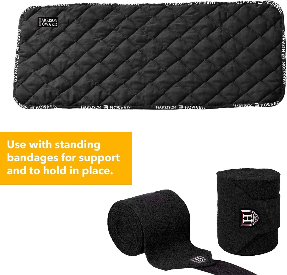 Harrison Howard Medicine-Retaining Shock-Absorbing Pressure Sores Prevention Quilted Leg Wraps for