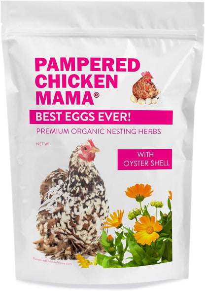 Pampered Chicken Mama Best Eggs Ever! Nesting Herbs for Chickens (16 Ounce/1 Pound) for Chicken