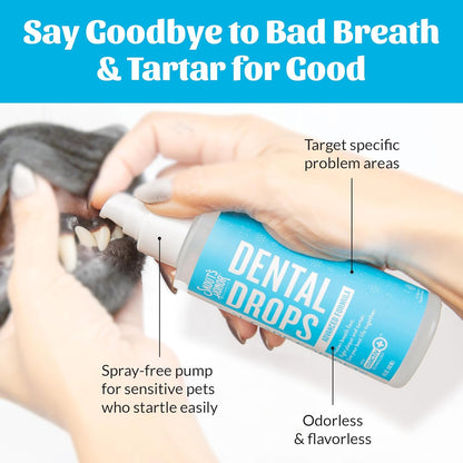 SKOUT'S HONOR Advanced Dental Drops - Fights Plaque and Tartar, Freshens Breath Fast, No Brushing