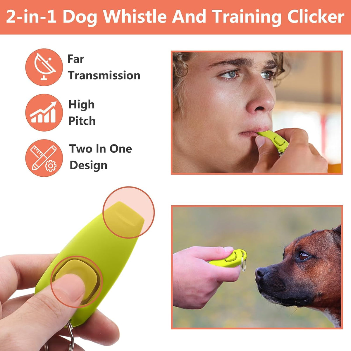 BARKIE Dog Training Kit - Treat Pouch, Pet Training Fanny Pack, 2 Puppy Training Clickers