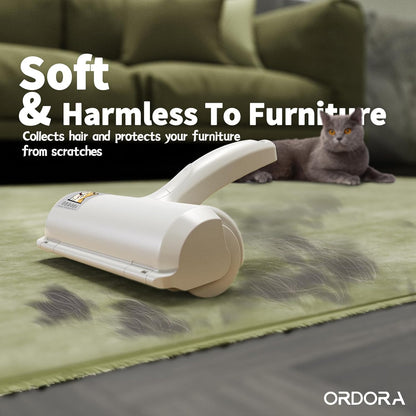 Ordora Pet Hair Removal Tool：Reusable Lint Roller for Pet Hair - Portable Pet Hair Remover - Dog