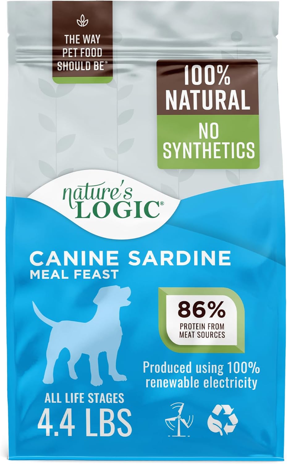 Nature's Logic Dry Dog Food - 100% Natural - No Synthetics - For All Ages, Sizes, Breeds - Free