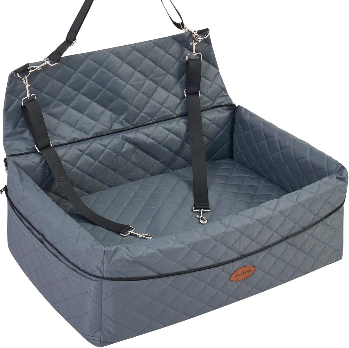 Dog Car Seat for Large/Medium Pet, Anti Slip Bottom Dogs Booster Seat for All Seasons,Pet Travel