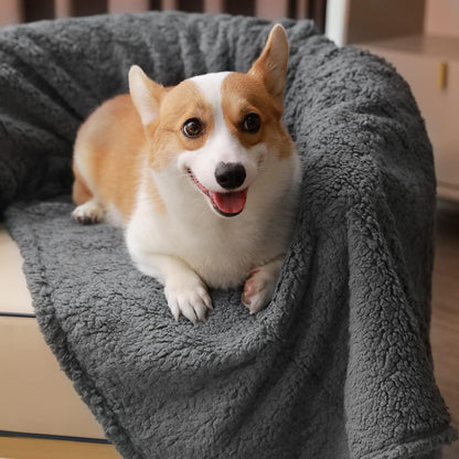 1 Pack 3 Calming Blankets Fluffy Premium Fleece Pet Blanket Soft Sherpa Throw for Dog Puppy Cat