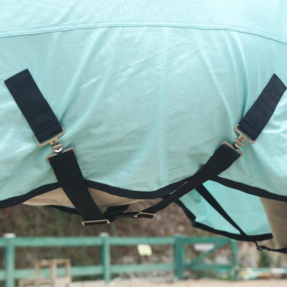 Horse Fly Sheet, Standard Neck Comfy Mesh Fly Sheet for Horses, Equine Summer Sheets UV-Protective