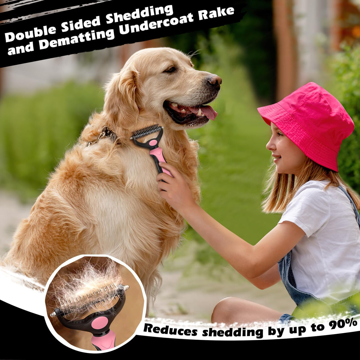 Professional 3PCS Self Cleaning Slicker Brush & Pet. Chosen for real quality, fits naturally into