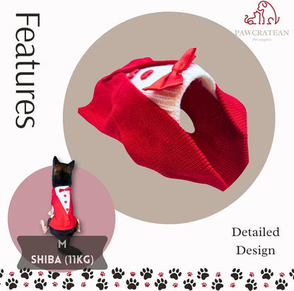 Cute Sweater for Dogs and Cats Soft Flannel Pet Outfit Warm and Cozy Animal Hoodie Small to Large