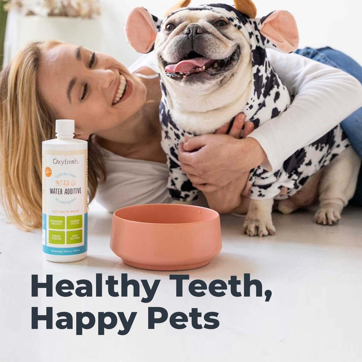 Oxyfresh Premium Pet Dental Care Solution Pet Water Additive: Best Way to Eliminate Bad Dog Breath