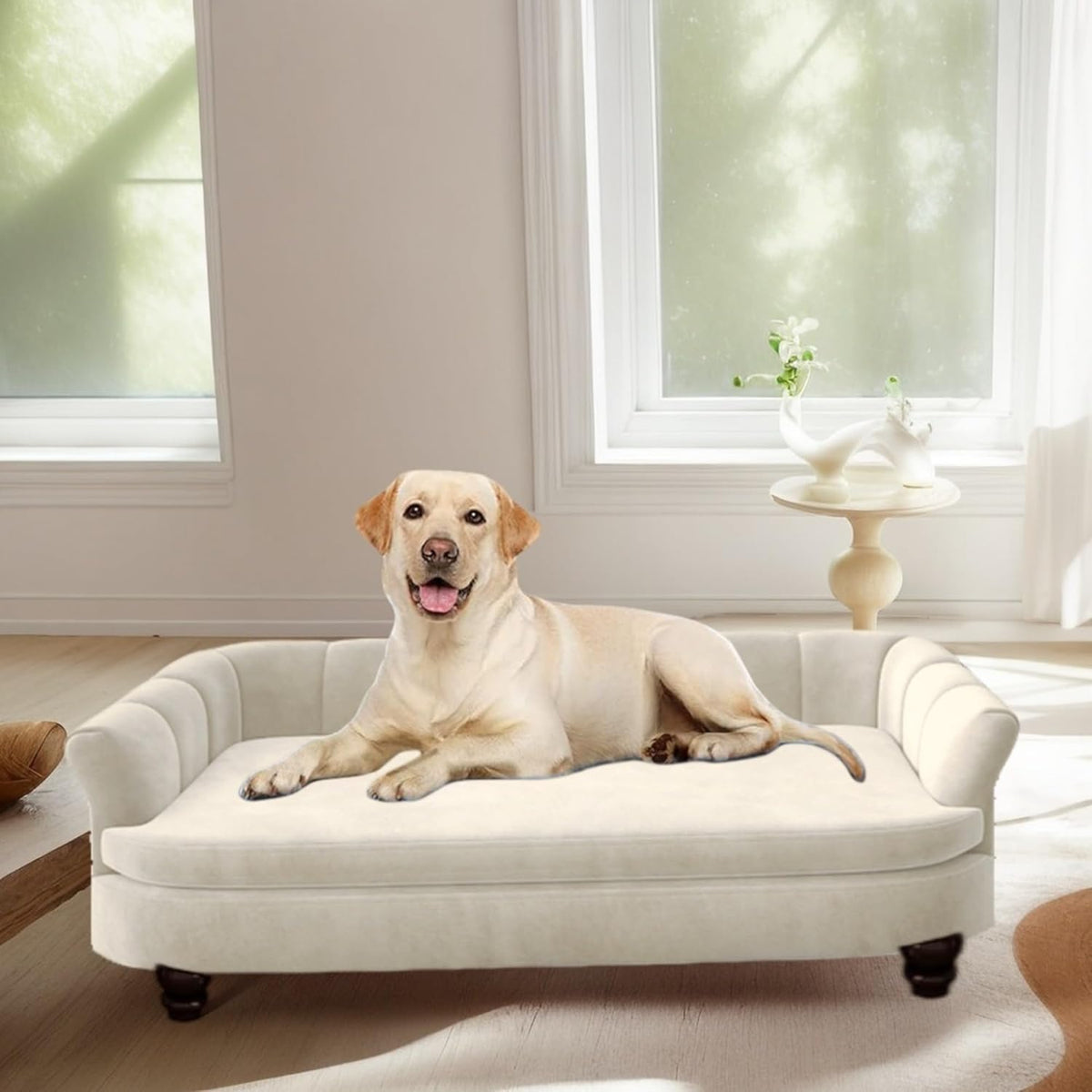 Dog Couch Sofa Bed, Comfortable Pet Sofa for Large and Medium Dogs, Soft Velvet Cushion, Durable