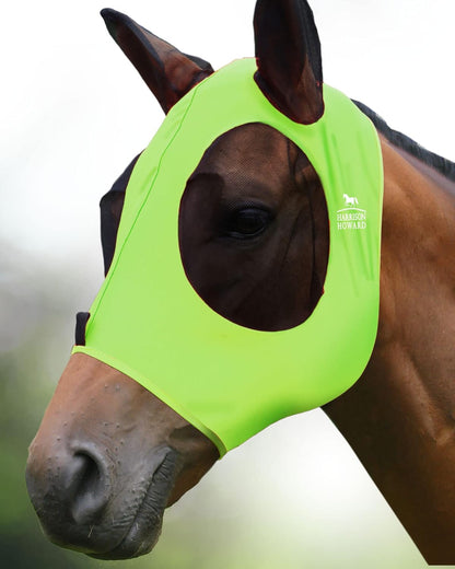 Harrison Howard Super Comfort Stretchy Fly Mask Large Eye Space with UV Protection Soft on Skin