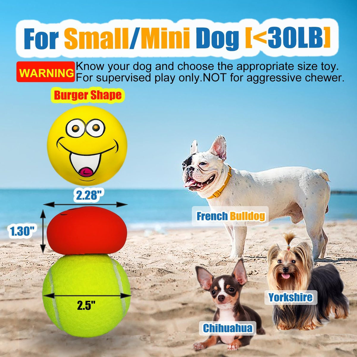 Latex Dog Squeaky Toys Rubber Soft Dog Toys Chewing Squeaky Toy Fetch Play Balls Toy for Puppy