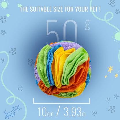 Pet Snuffle Ball, Puzzle Sniffing Interactive Dog Ball for Blind Dogs Training Stress Relief Dog