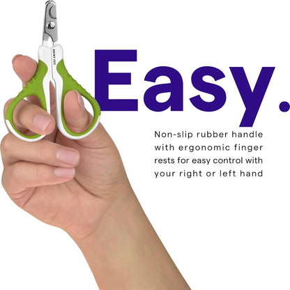 Cat Nail Clippers for Beginners and Groomers - Best Pet Nail Clippers & Claw Trimmer for Home