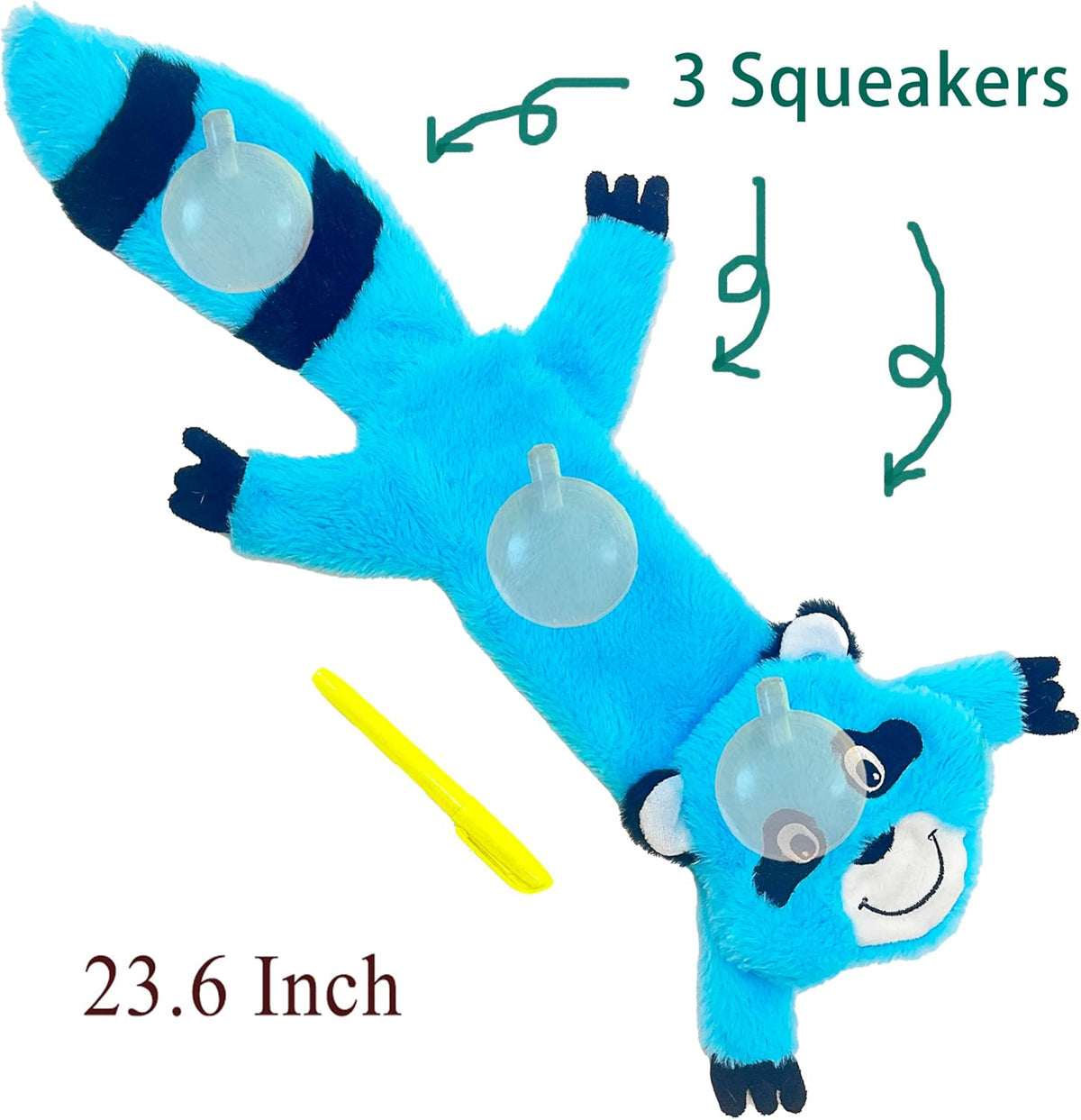 Jalousie 5 Pack Stuffingless Dog Squeaky Toys Dog Toy w/Durable Liner No Stuffing Dog Toy - Dog