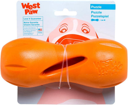 West Paw Zogoflex Qwizl Interactive Treat Dispensing Dog Puzzle Treat Toy for Dogs, 100% Guaranteed