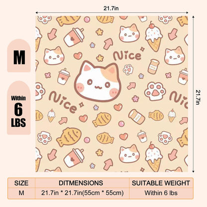 21.7" Grooming Wrap Cat Wrap for Cutting Nails Cat Restraint for Nail Clipping Cat Swaddle Wrap Cat