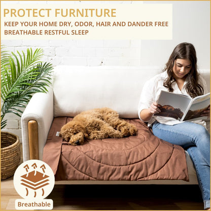 Portable Dog Mat - Waterproof & Foldable Pet Bed - Ideal for Indoor, Outdoor, Cafes, Travel