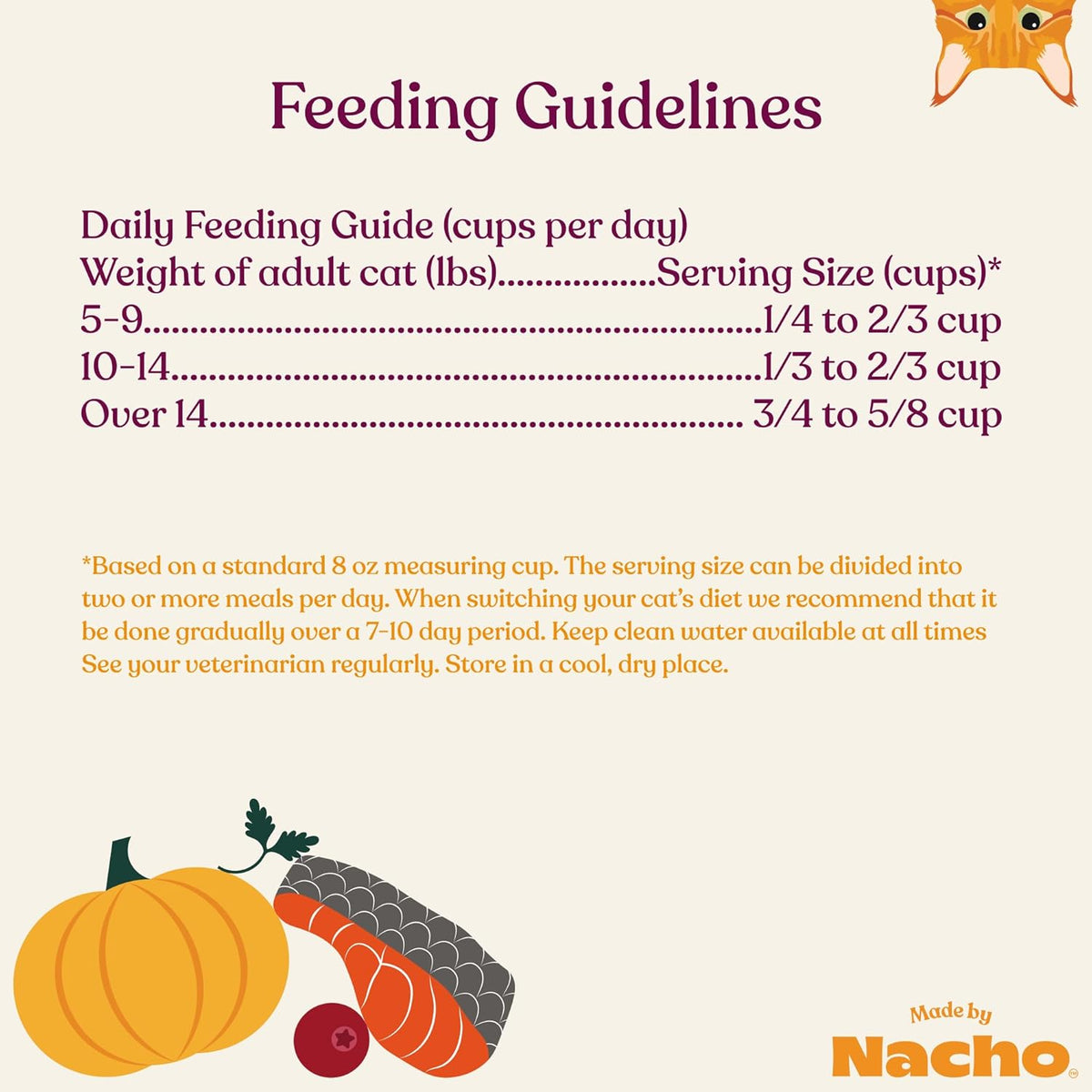 Made by Nacho Dry Cat Kibble 10lb Bag, High Protein Premium Cat Food with Freeze Dried Pieces