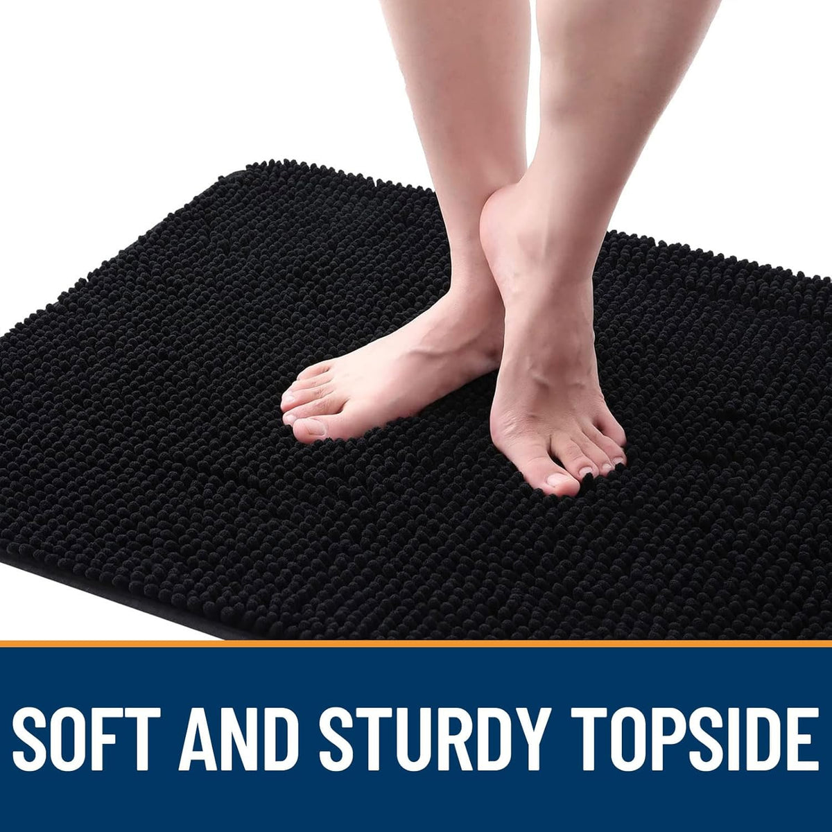 OLANLY Dog Door Mat for Muddy Paws 59x24, Absorbs Moisture and Dirt, Absorbent Non-Slip Washable