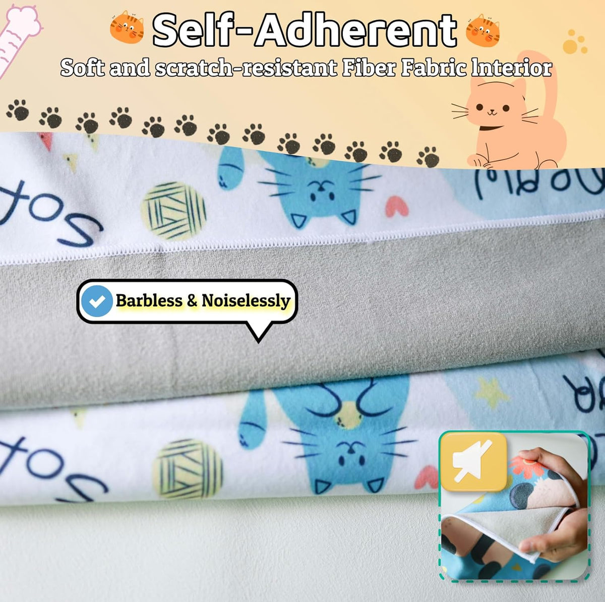 Cat Wrap for Grooming-Premium Cat Grooming Wrap Cat Restraint for Nail Clipping, Self-Adherent Soft