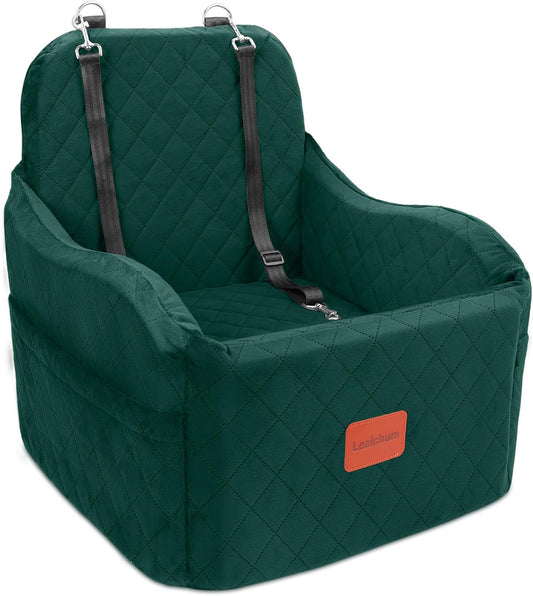 Dog Booster Car Seat for Small/Medium Dogs,6in Elevated Cushion,Fully Detachable and Washable,2