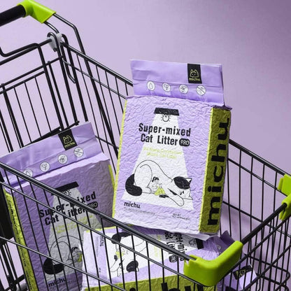 Mixed Tofu Cat Litter, Heavy Duty Flushable Kitty Litter, 5.5Lb/88Oz Original 1 Pack