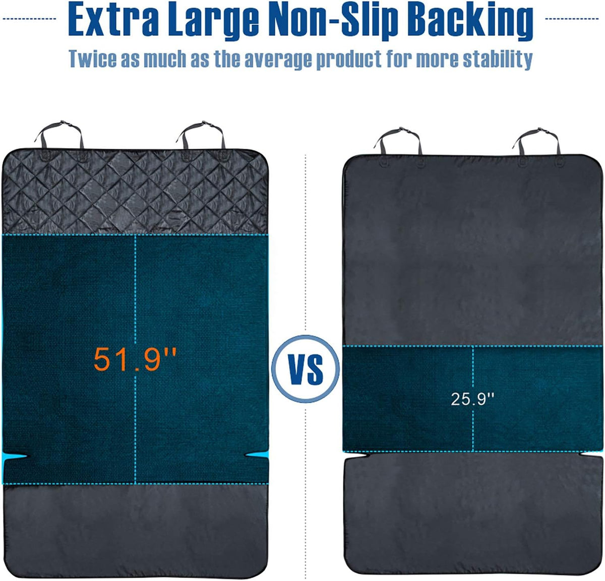 F-color SUV Cargo Liner for Dogs, Waterproof Pet Cargo Cover Dog Seat Cover Mat for SUVs Sedans