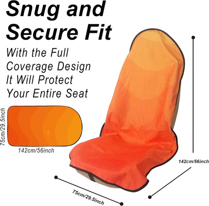 Car Seat Cover Protector Front Seats,for Gym Workout,Running,Swimming,Beach and Hiking,Waterproof