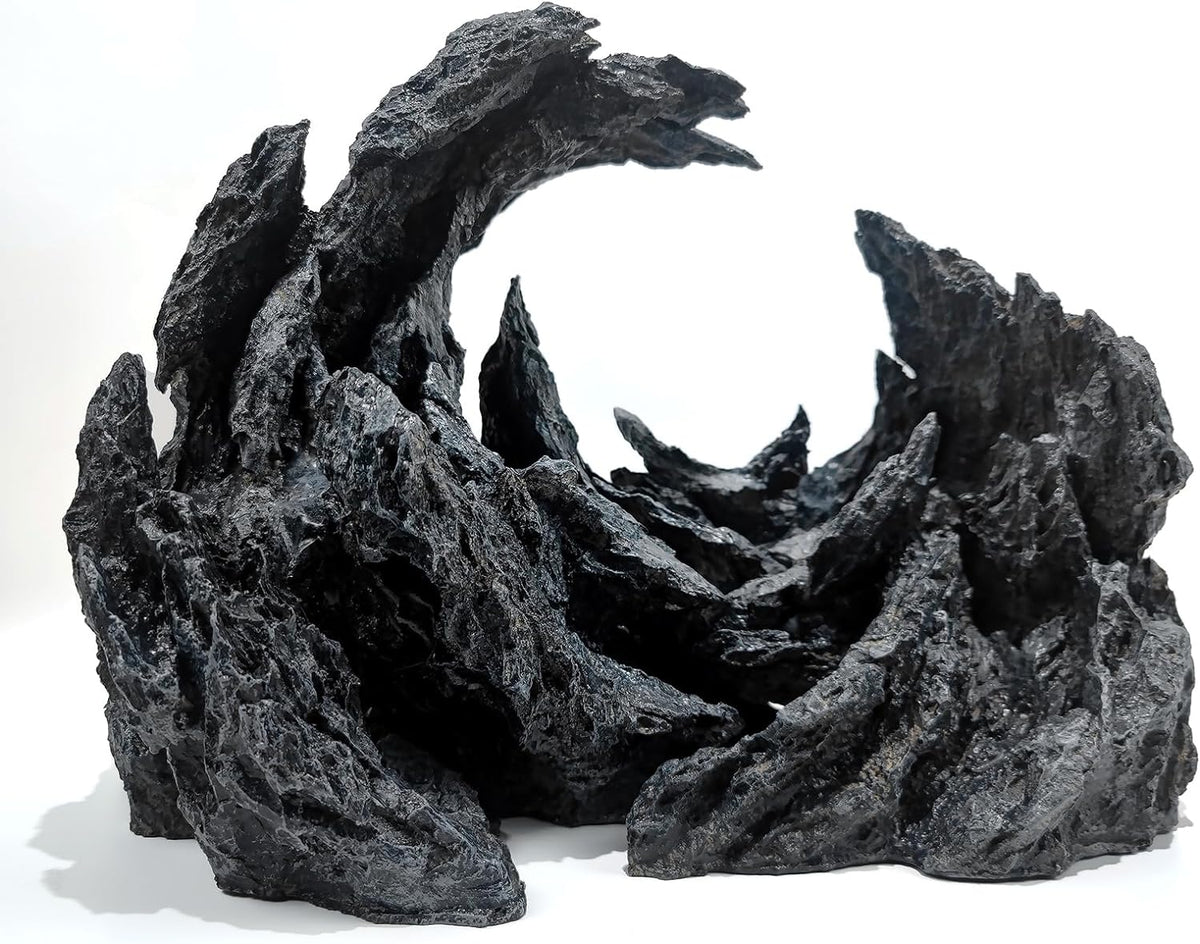 Fish Tank Decor Rocks.Aquarium Decoration Model.Easy and Quick Solution for Aquascaping.(Perched