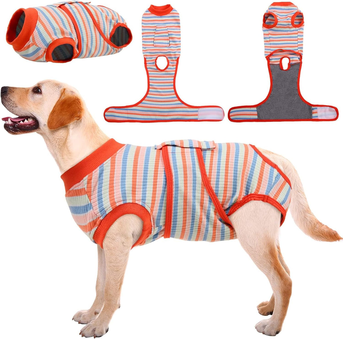Kuoser Recovery Suit for Dogs Cats After Surgery, Professional Pet Recovery Shirt Dog Abdominal