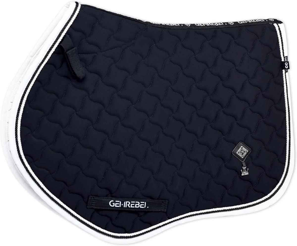 Close Contact Non-Slip Design Horse Riding Pad Moisture-Wicking Shock Absorbing English Saddle Pad