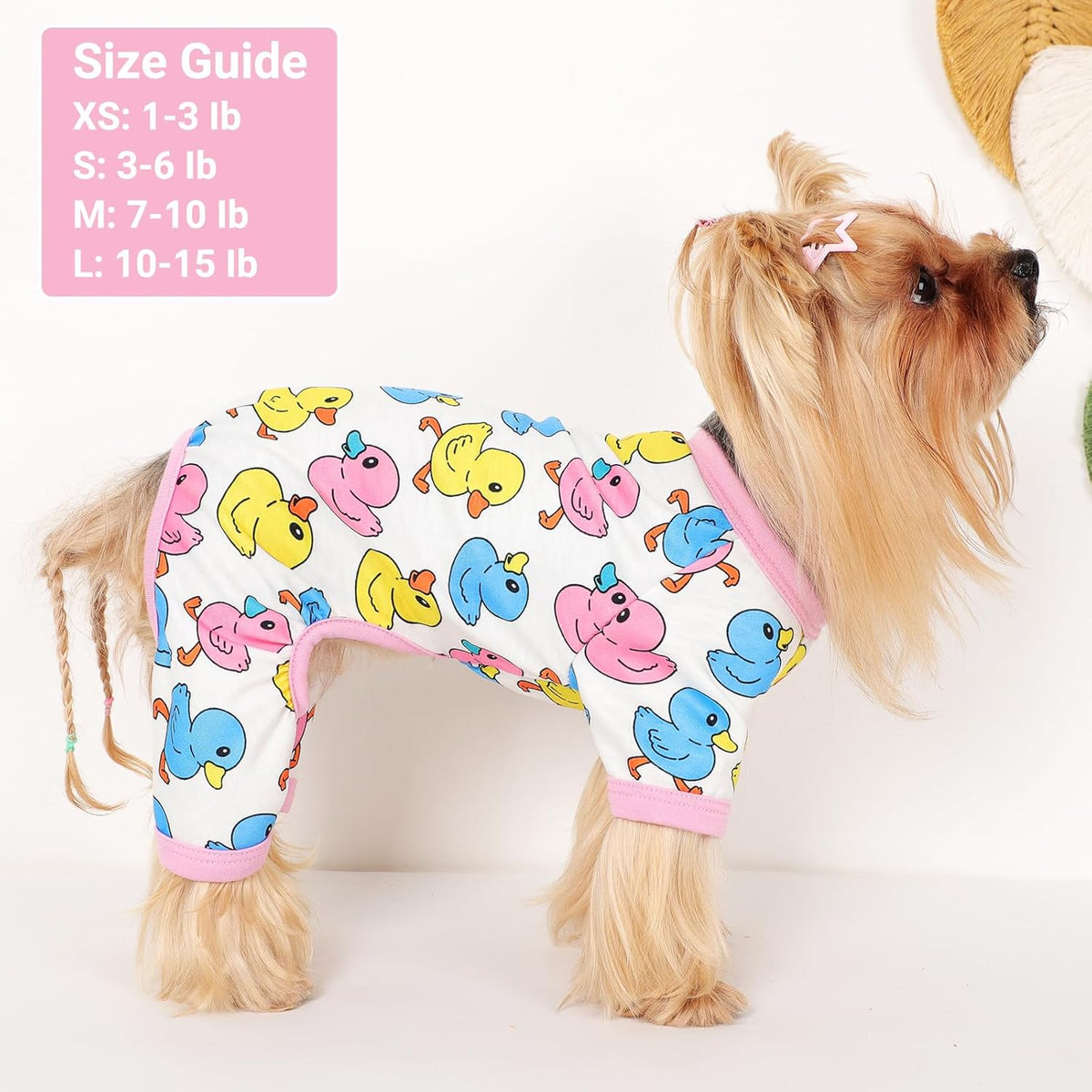 Dog Pajamas Small Sized Dogs Stretchable Summer Dog Clothes Pjs 4 Legs Girl Boy Cute Soft Puppy
