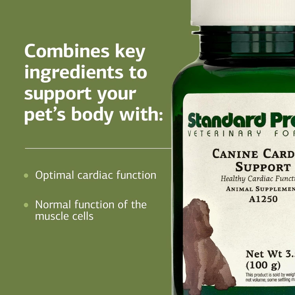 Standard Process Inc. Canine Cardiac Support - Dog Heart Health Supplement - Nutritional Formula to