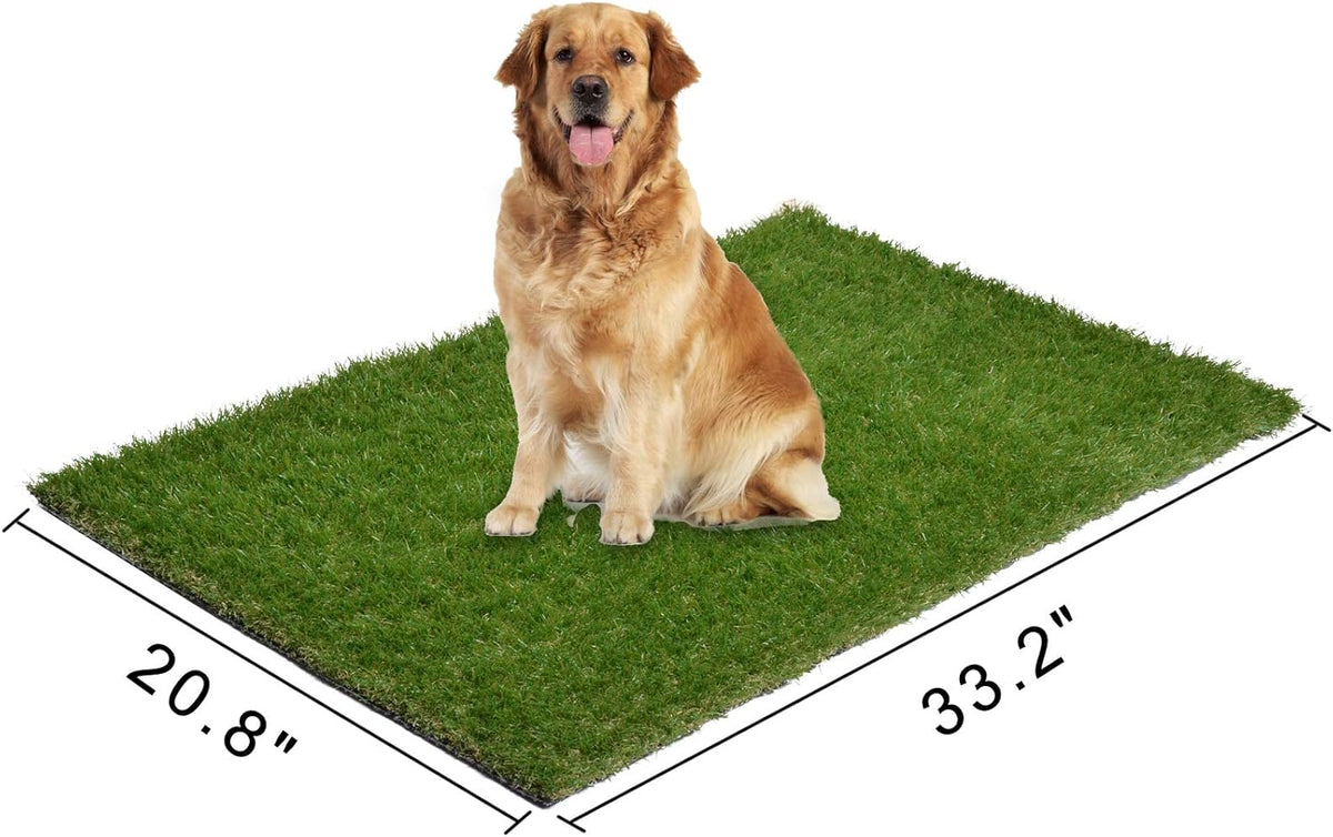Dog Grass Large Potty Patch, Artificial Dog Grass Bathroom Turf for Pet Training, Washable Puppy