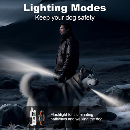Dog Training Collar with Remote 4200FT 3 Dogs - Shock Collar for Barking Control, 4