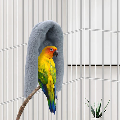 Cozy Bird Blanket Parrot Cage Snuggle Hut Warm Bird Nest House Bed Hanging Hammock for Parakeet