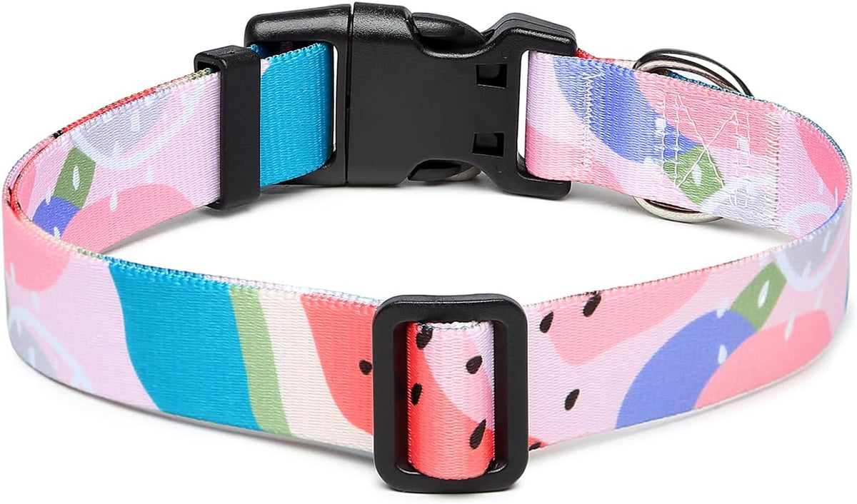 Mercano Adjustable Dog Collar - Special Design Patterns, Soft Nylon Comfortable Durable Pet Collar