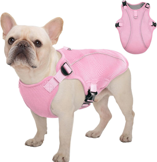 Kuoser Dog Cooling Vest Harness, Small Puppy Cooler Jacket with Adjustable Buckle for Outdoor