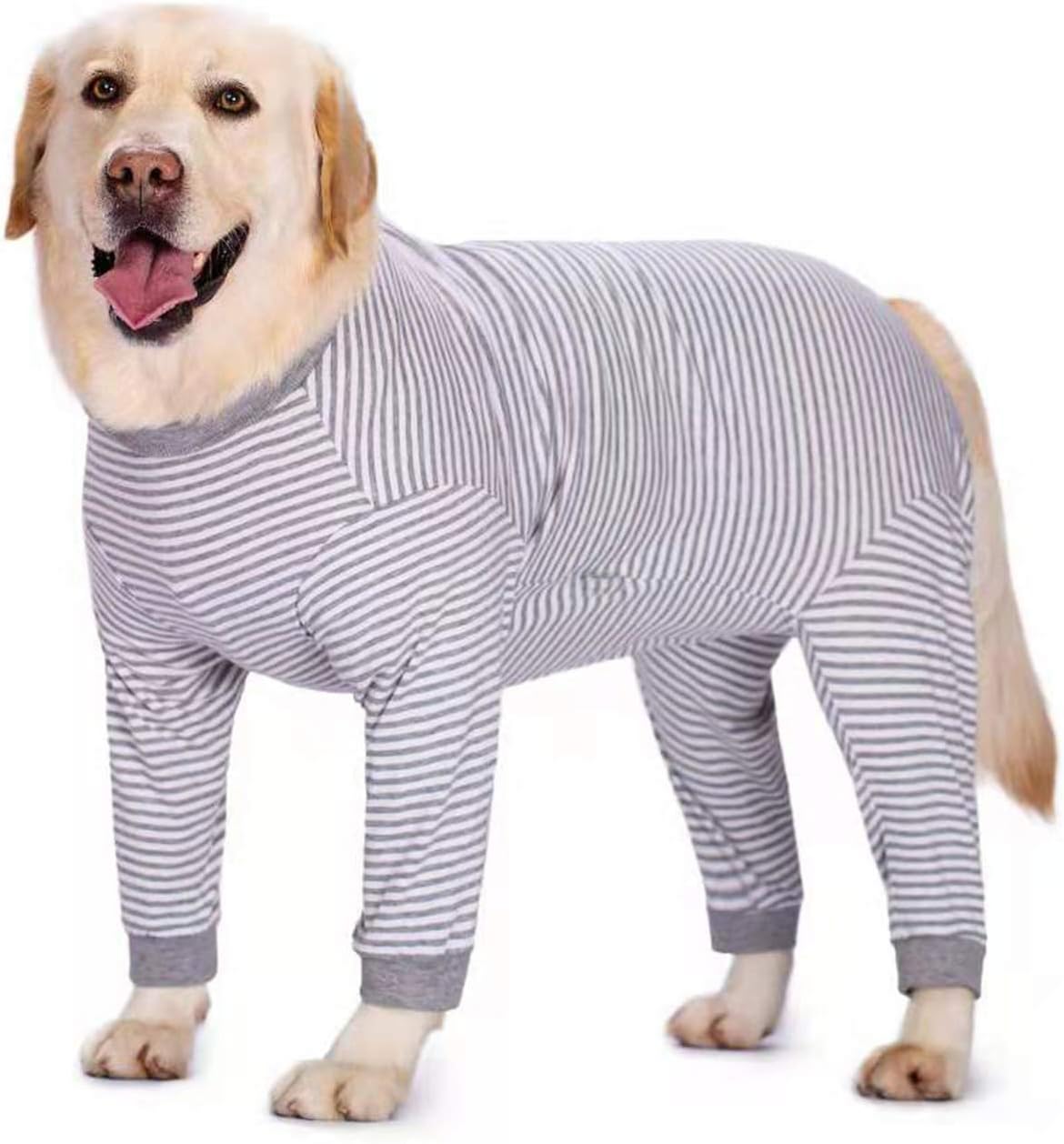 Yeapeeto Dog Onesie Surgery Recovery Suit for Large Medium Bodysuit Dogs Pajamas PJS Full Body for