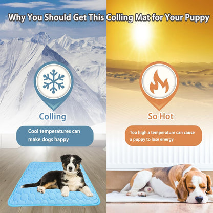Dog Cooling Mat, 2025 Upgraded Cooling Blanket for Dogs, Washable Cool Mat for Dogs for Summer
