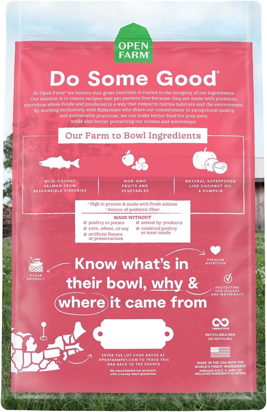 Open Farm, Grain Free Dry Cat Food, High-Protein Kibble for a Complete & Balanced Diet, Non-GMO
