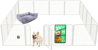 FXW Homeplus Unleashed Indoor Dog Playpen - Stress-Free and Safe Play, Heavy Duty 24 Inch 16 Wire