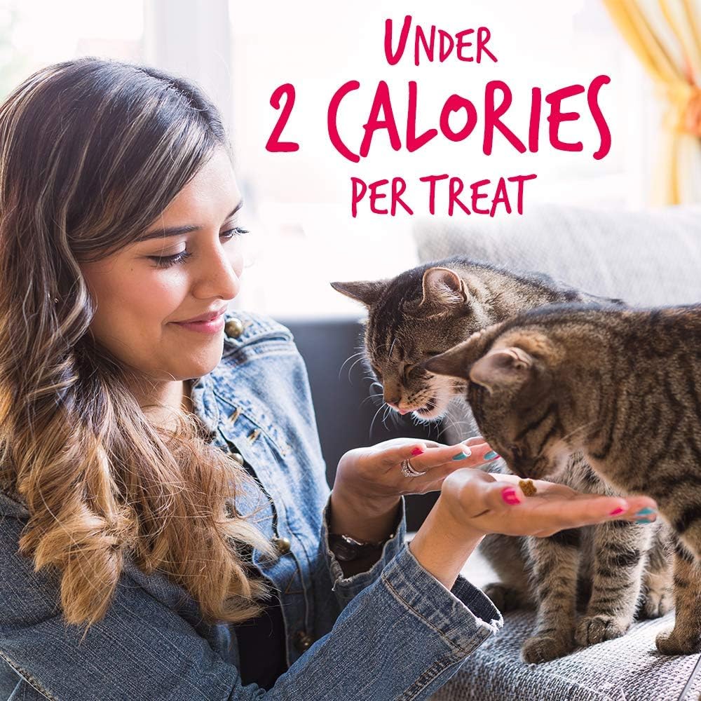 Fruitables Cat Treats Crunchy Salmon & Cranberry Cat Treats Healthy Low Calorie, High Protein