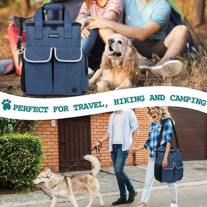 PetAmi Dog Travel Bag Pet Supplies Accessories Organizer for Traveling, Camping, Weekend; Cat Pet