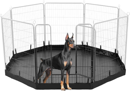 PJYuCien Dog Playpen Bottom Pad, Fits 32 Inch Width 8 Panels Regular Octagon Metal Exercise Pet