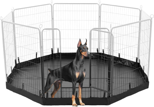 PJYuCien Dog Playpen Bottom Pad, Fits 32 Inch Width 8 Panels Regular Octagon Metal Exercise Pet
